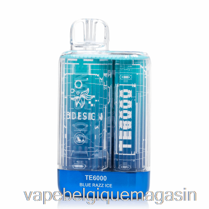 Vape Belgique Eb Te6000 Jetable Bleu Razz Ice